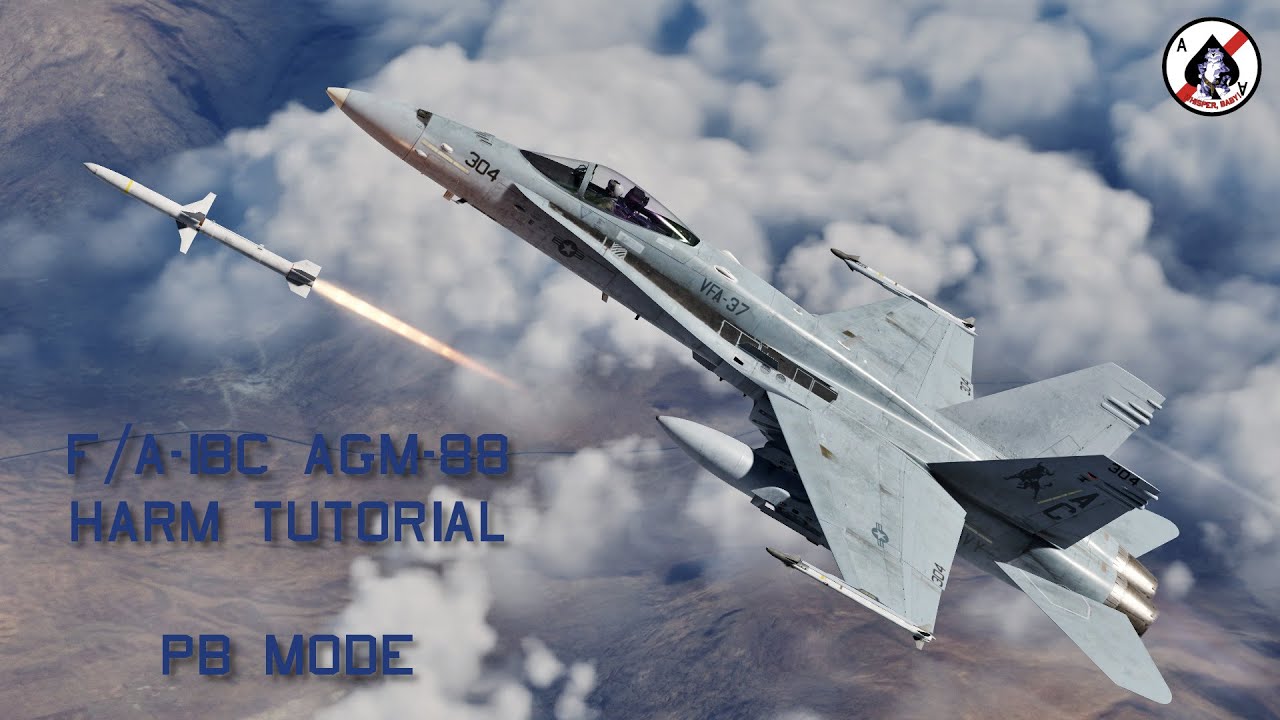 DCS World: F/A-18C Hornet HARM Tutorial (PB Mode)