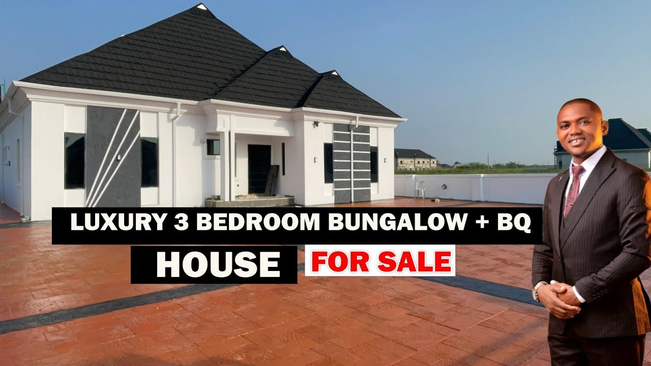 Inside This Beautiful 3 Bedroom Bungalow with BQ in Mowe | Full Tour