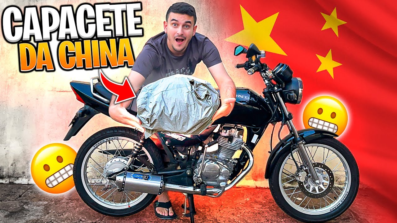 COMPREI UM CAPACETE DO ALIEXPRESS!