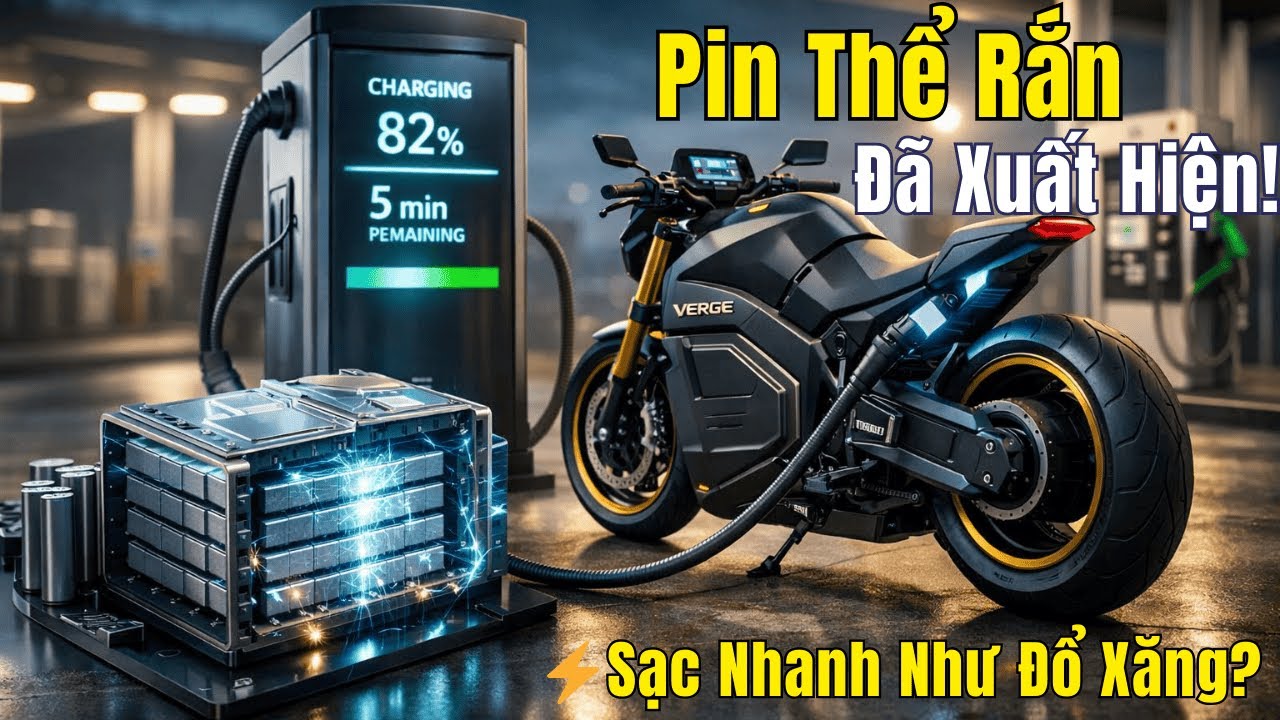 Pin Thể Rắn Sạc Siêu Nhanh: Giấc Mơ Sạc Như Đổ Xăng Đang Thành Hiện Thực!