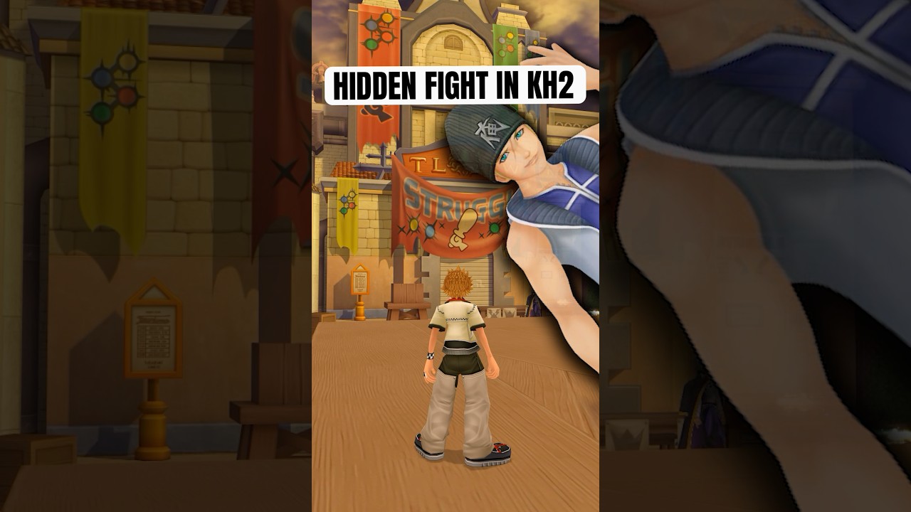 KH2 Hidden Fight in Twilight Town #kingdomhearts