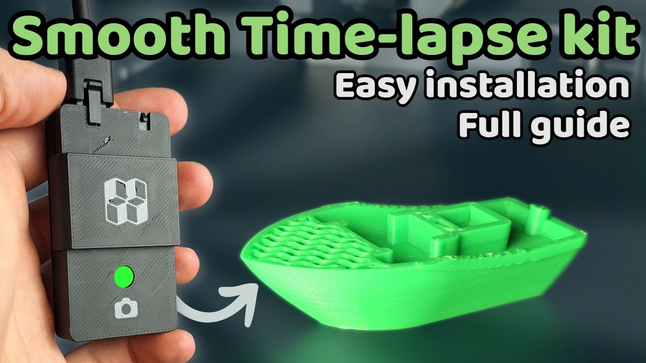 Cyberbrick Time-lapse Kit | Setup on Bambulab P1S