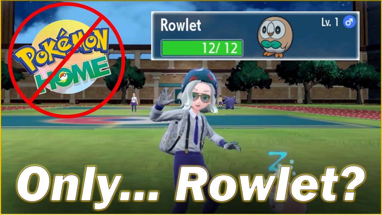 Pokemon Violet, but with Only Rowlets (Pre-Pokemon Home)