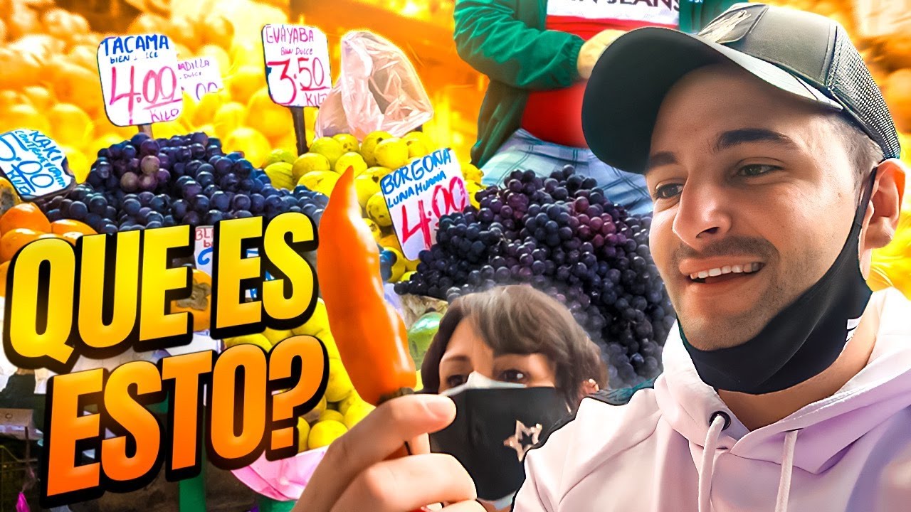 ASÍ ES UN MERCADO EN PERÚ ¡Esto NO EXISTE en España!