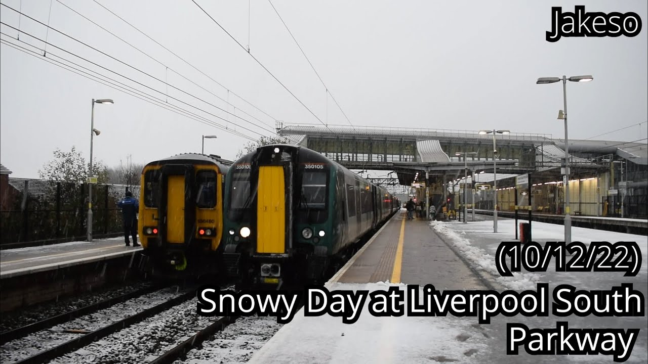Snowy Day at Liverpool South Parkway (10/12/22) | Jakeso (Trains at Liverpool South Parkway)