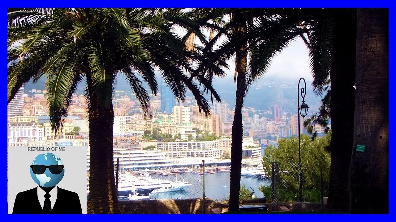 Monaco, Saint-Martin gardens, panorama and entrance to the old town & Princes' Palace - May 2015 🇲🇨