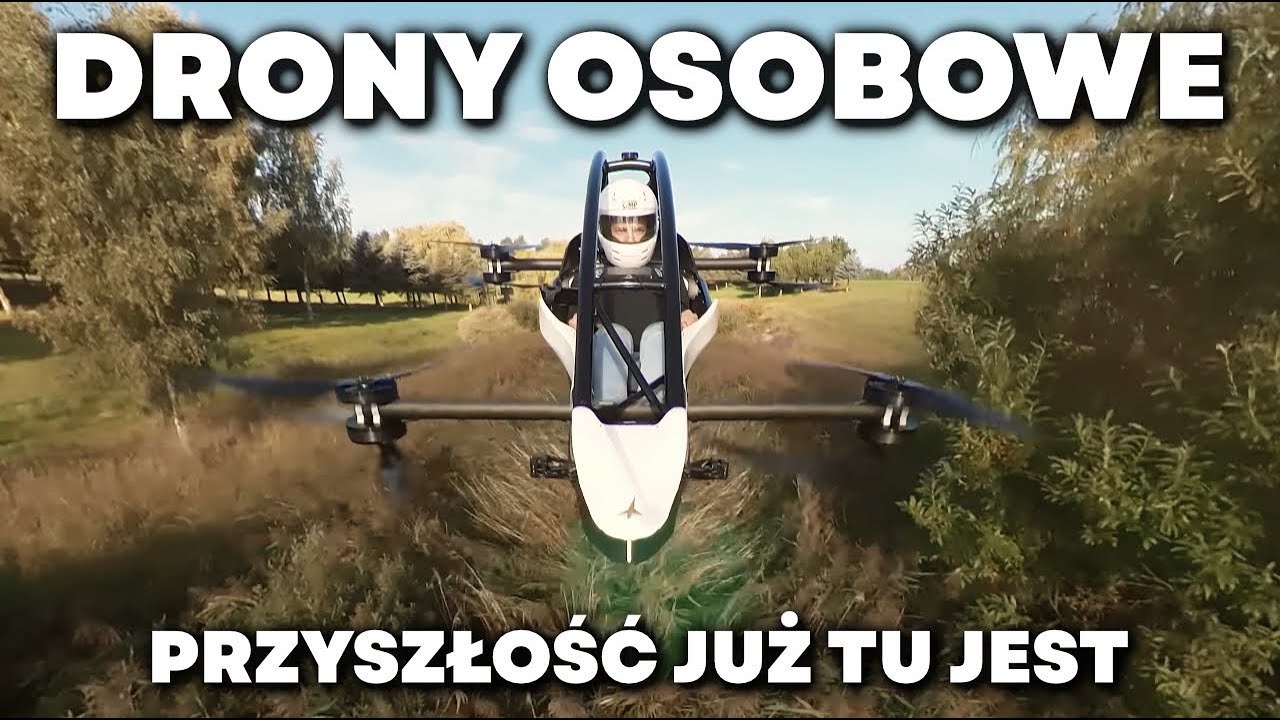 5 NIEZWYKŁYCH dronów osobowych - eVTOL – REWOLUCJA W TRANSPORCIE
