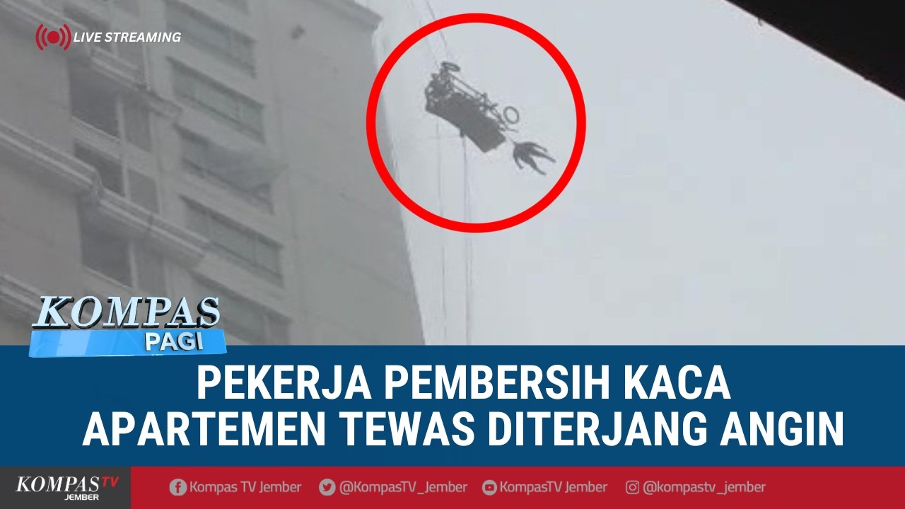 Pekerja Pembersih Kaca Jatuh dari Lantai 25 , Pohon Tumbang di Jalan Diponegoro | KOMPAS PAGI