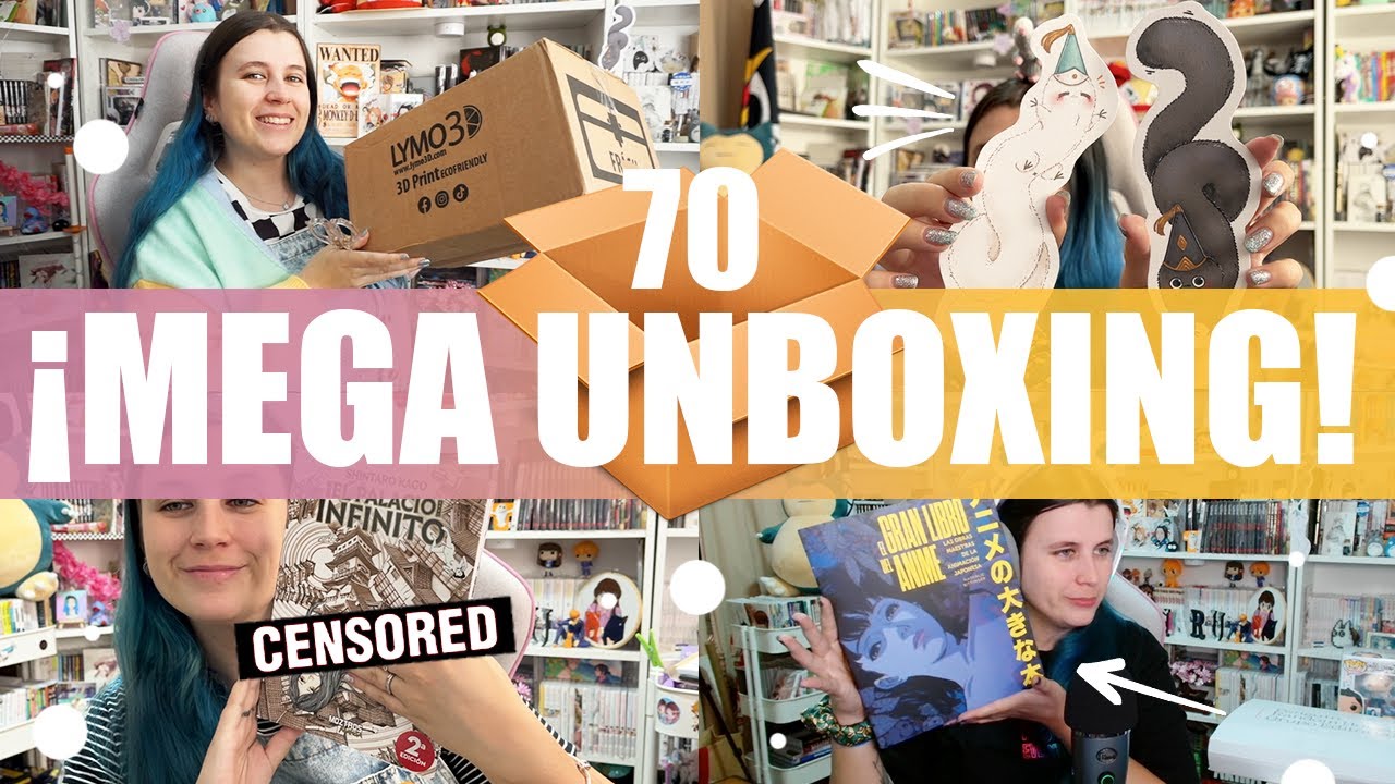 📦 ¡MEGA UNBOXING 70! | Novedades Manga, Compras espectaculares de Merchandising y más 📦