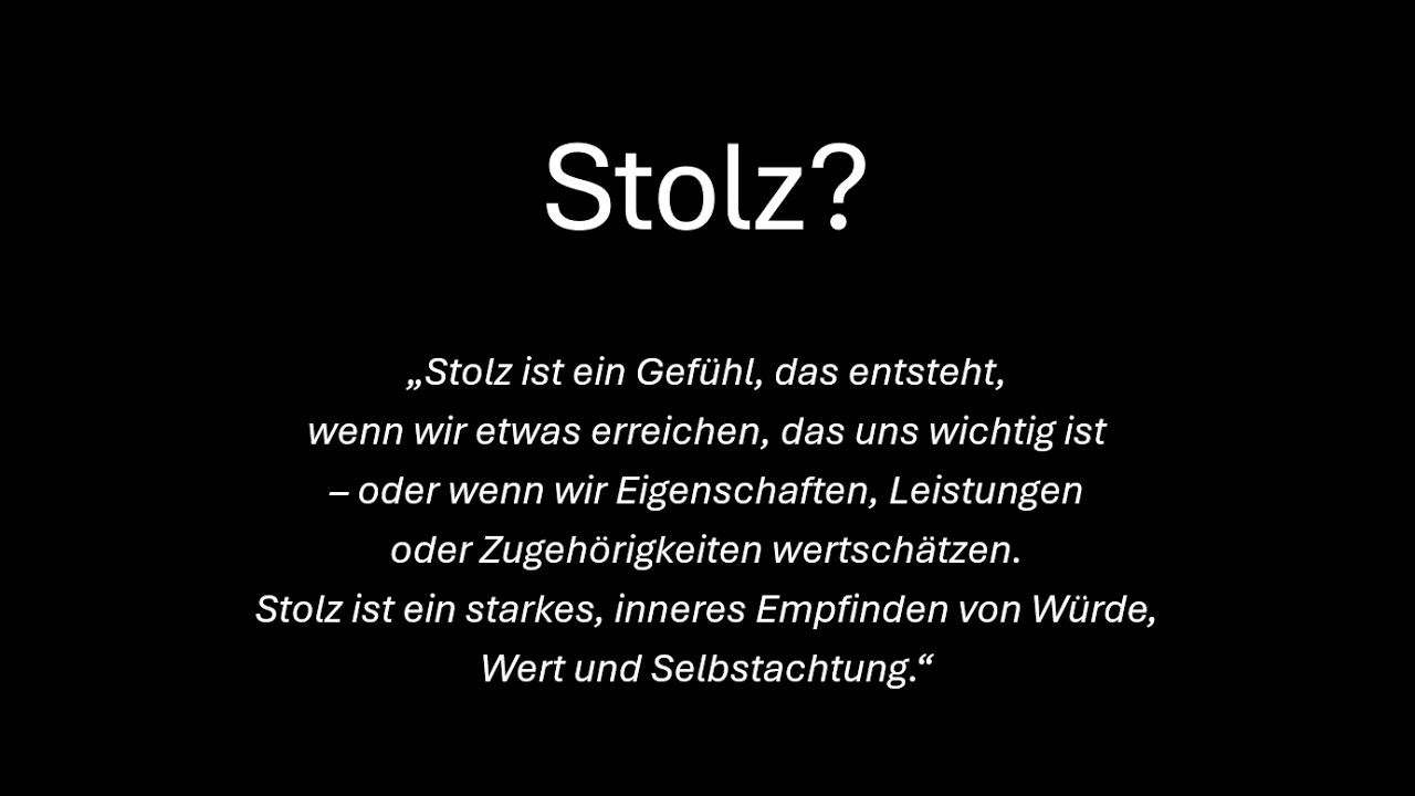 Stolz auf das, was Gott uns ermöglicht - Reinhard Reitenspieß