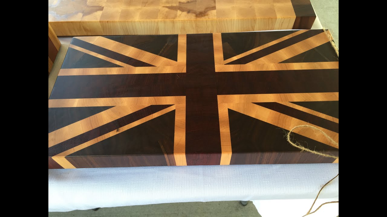robert made it: Union Jack end grain cutting boards