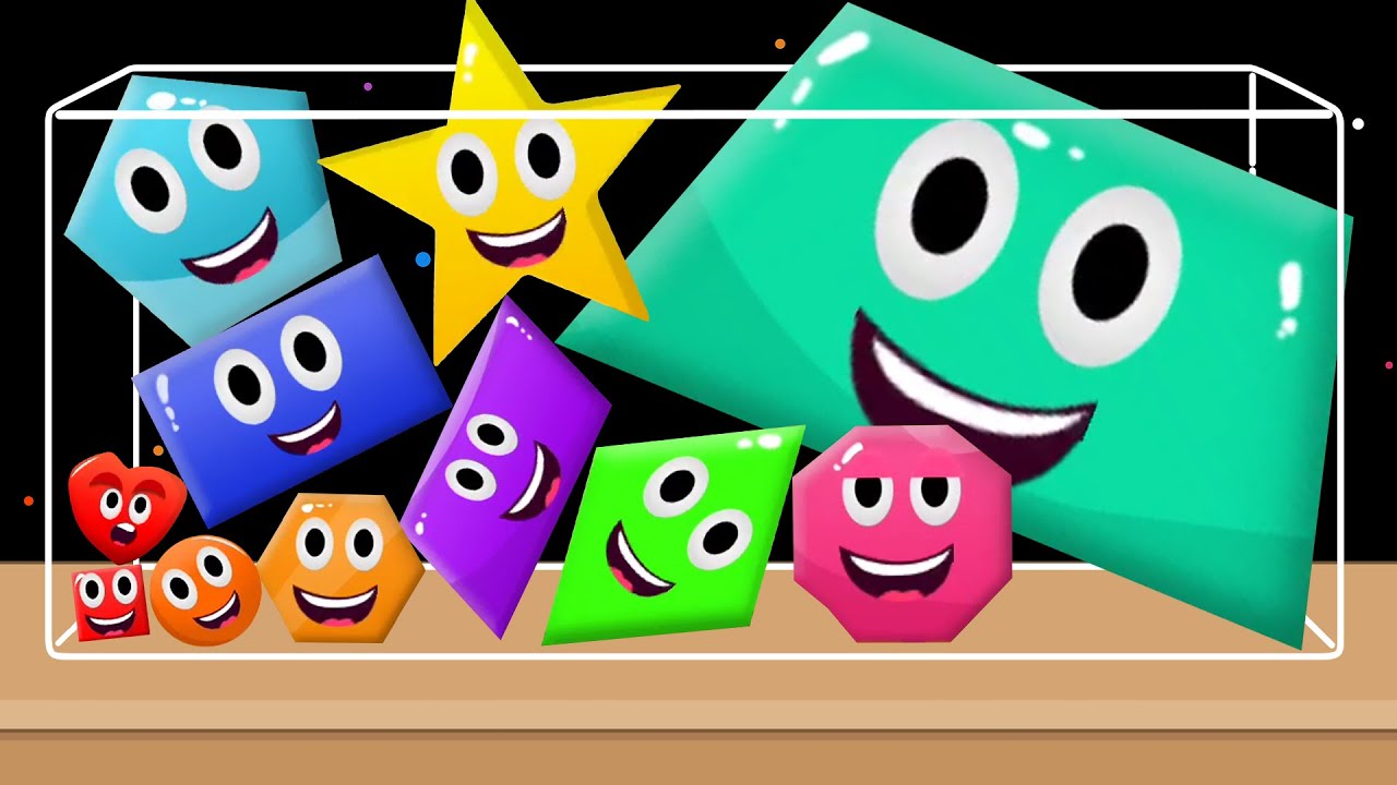 SHAPES MERGE : PUZZLE GAME - Shapes Dropping Game. Jelly 2048 Balls, Satisfying Mobile Suika Games