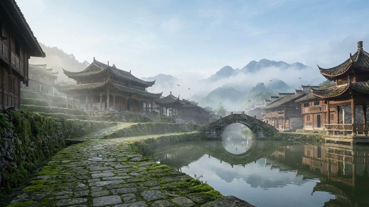 China Antiga 🌿 | Portal Silencioso entre Templos e Montanhas | Música para Relaxar