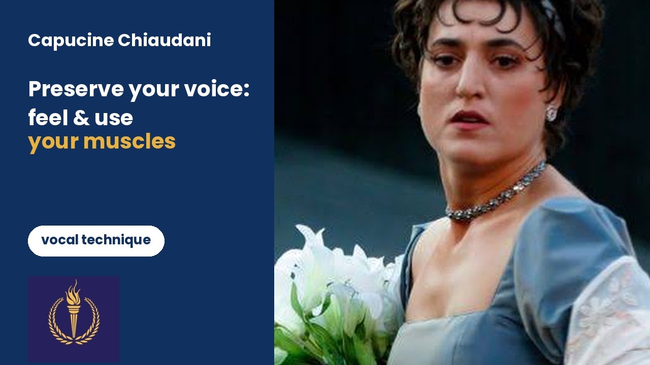 Vocal technique Singing lesson Feel your muscles, use your muscles to preserve your voice,