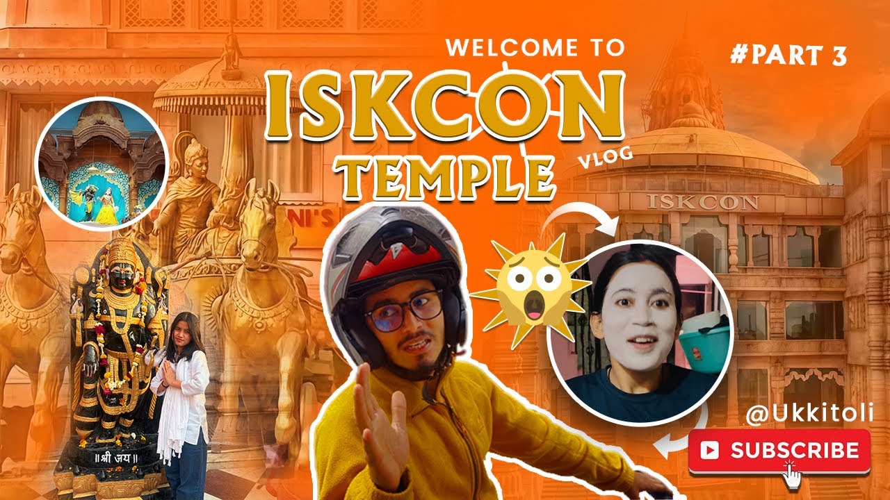 🙏 ISKCON Temple Vlog | Divine Experience | Krishna Bhakti Darshan 🕉️
