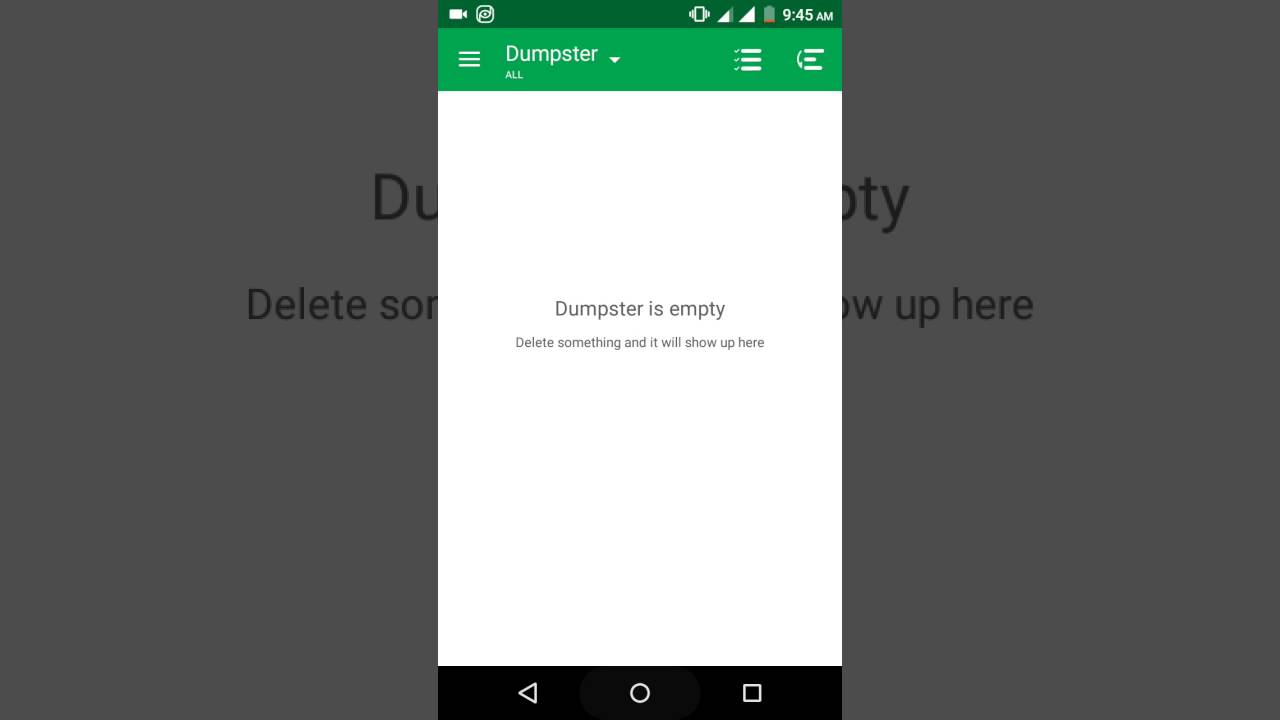 Recover Deleted File in Android (Dumpster App)