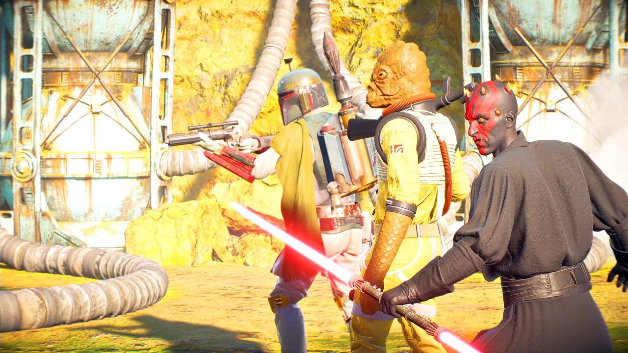 Star Wars Battlefront 2 Darth Maul I Heroes vs Villains Gameplay
