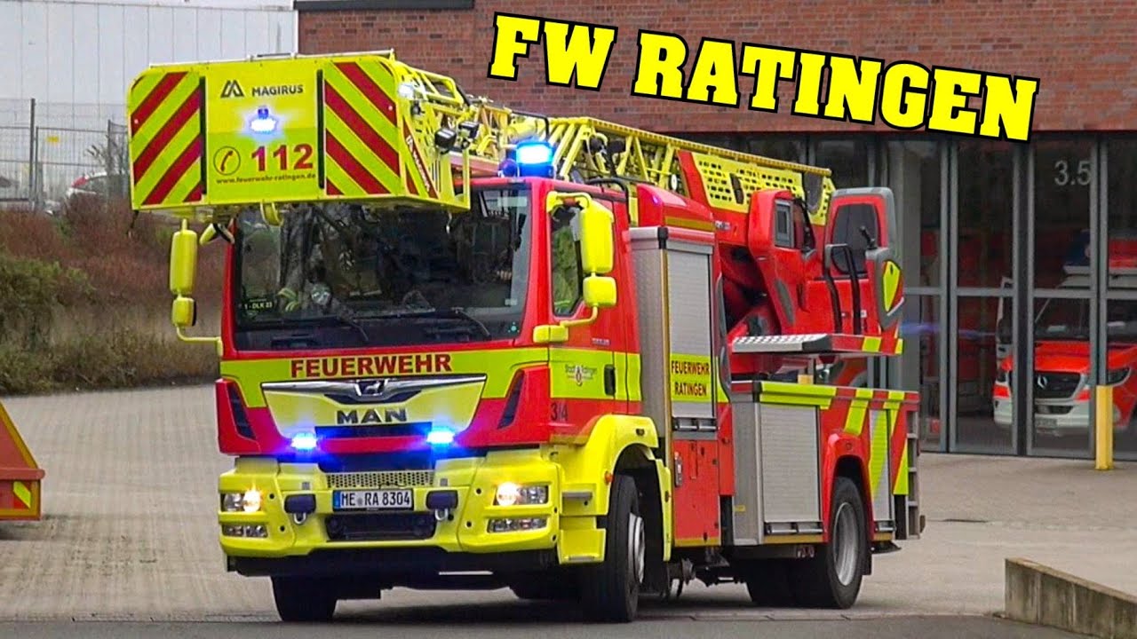 [FEUERWEHR RATINGEN] - Löschzug BF + 2x Freiw. Feuerwehr + KEF & weitere Einsatzfahrten!