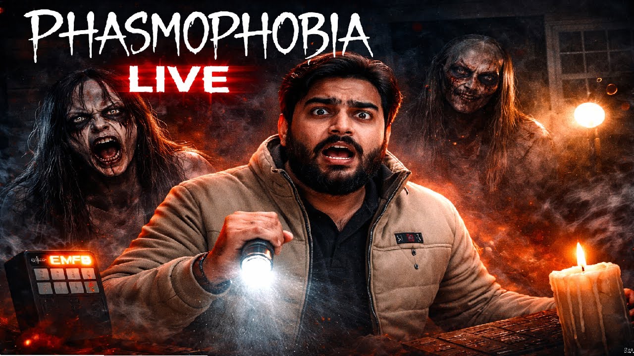 Horror Game Live Stream: Phasmophobia | Aaj Ghost Dikhaunga #phasmophobia #horrorgame