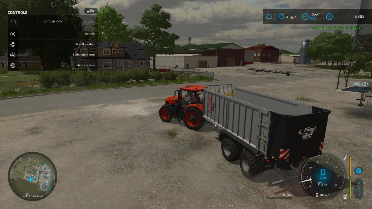 Farming Simulator 22: Alma Missouri: FS22 Contract Work.