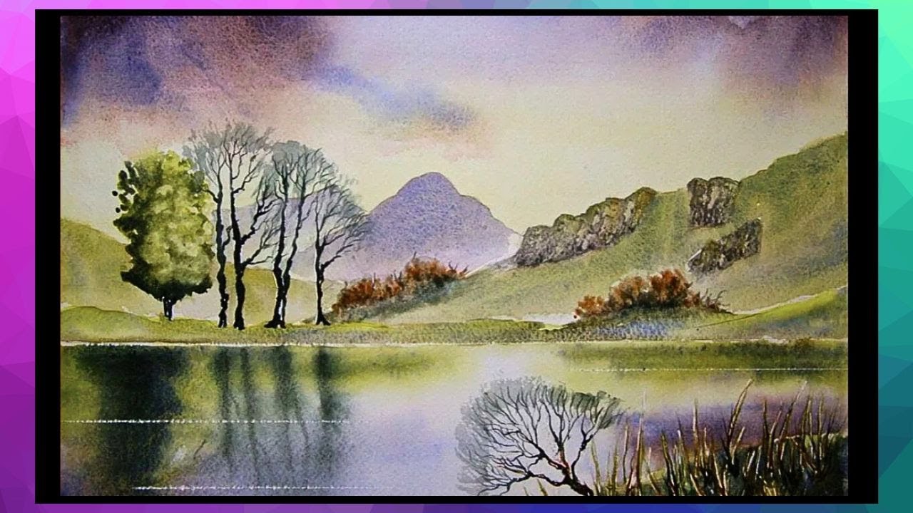 HOW TO PAINT WATER AND REFLECTIONS IN WATERCOLOR