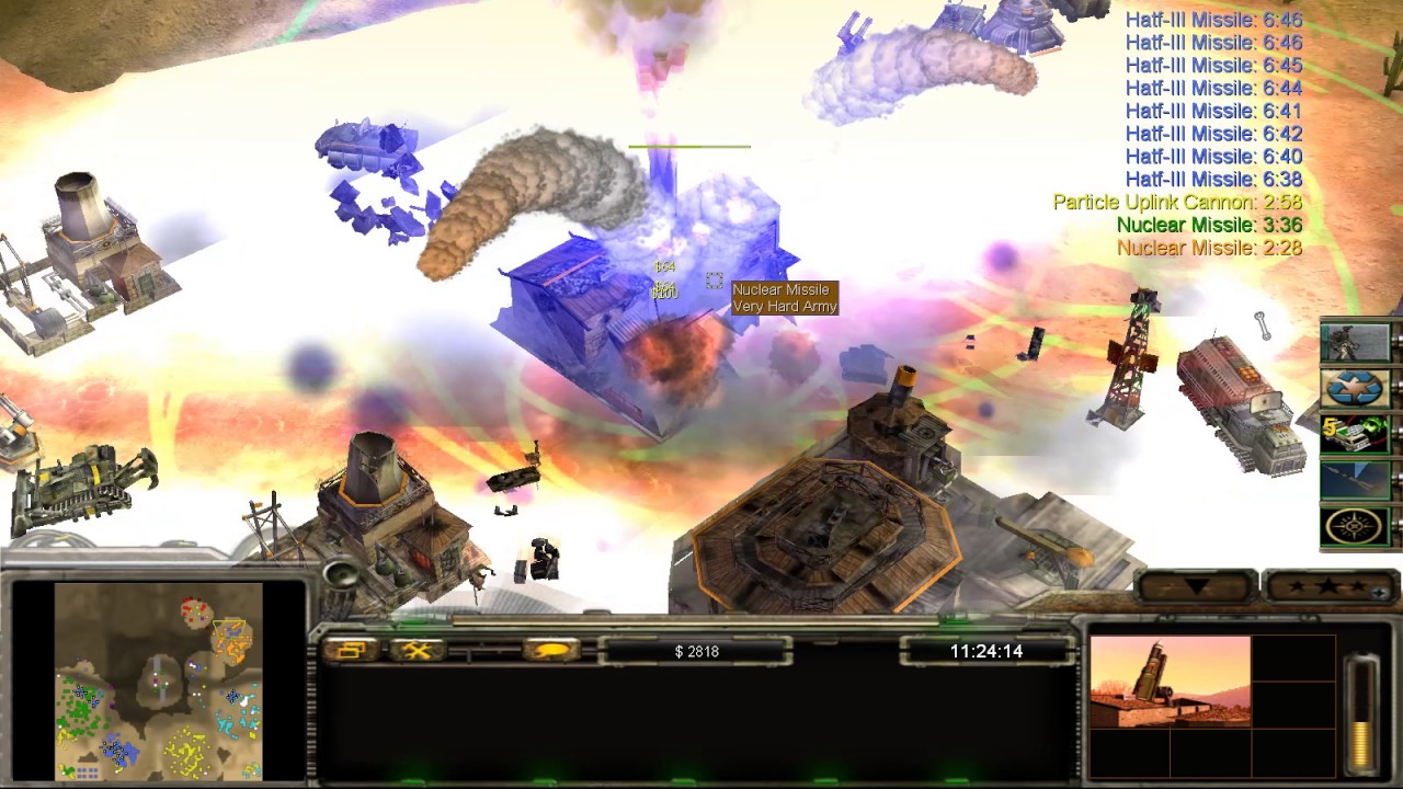 Command & Conquer Generals Contra 009 Beta 2 (Shrapnel Nuke)