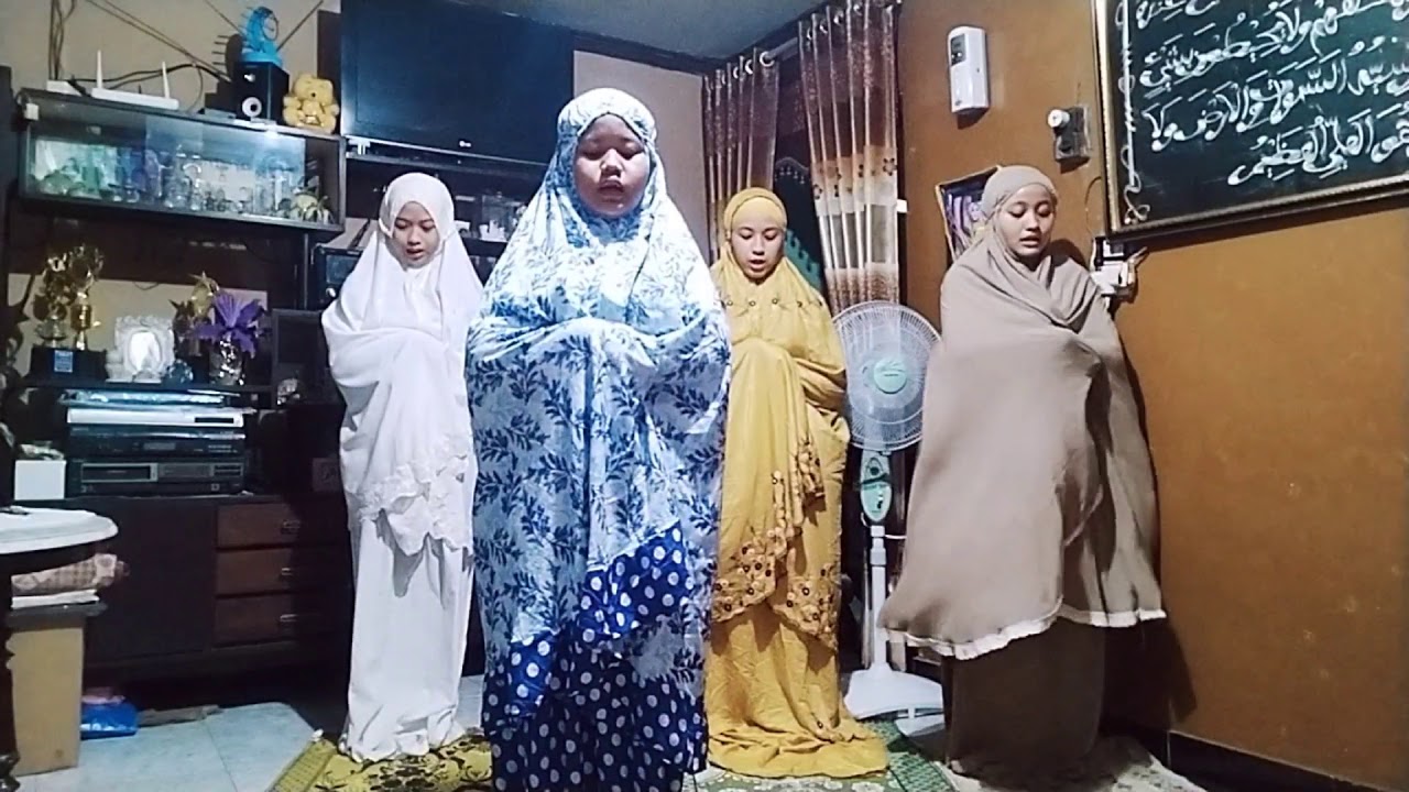 PRAKTEK SHOLAT GERHANA BULAN (UJIAN PRAKTEK 9E TAHUN 2020-2021)