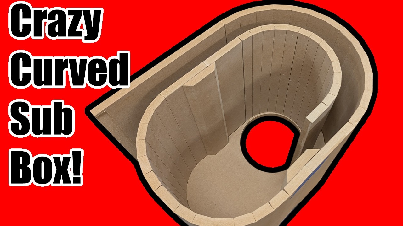 Curved Kicker Comp Q Subwoofer Box Build