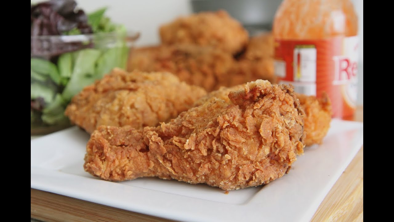 Как приготовить хрустящую острую жареную курицу