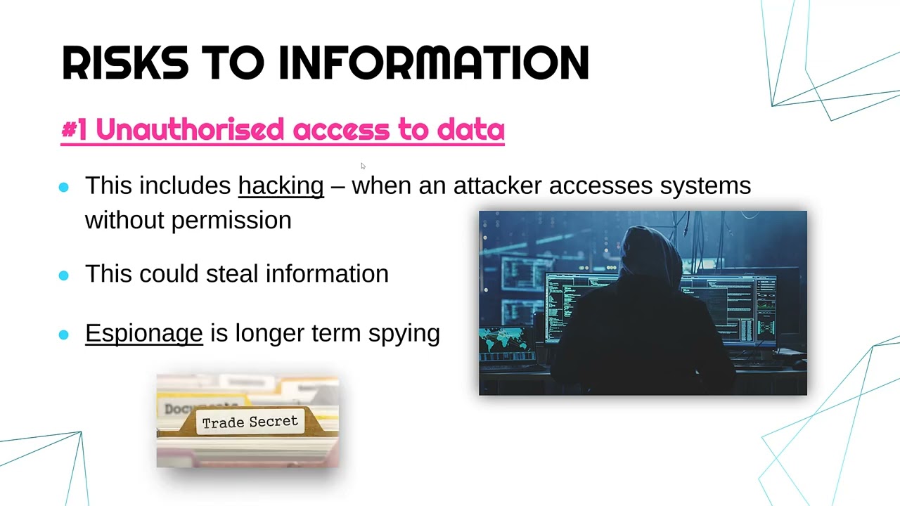 Risks to Information