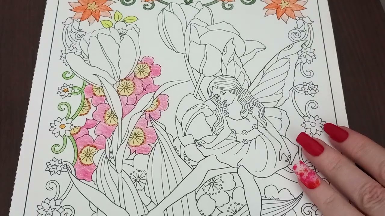 ASMR Fairy Gardens Coloring Book 37