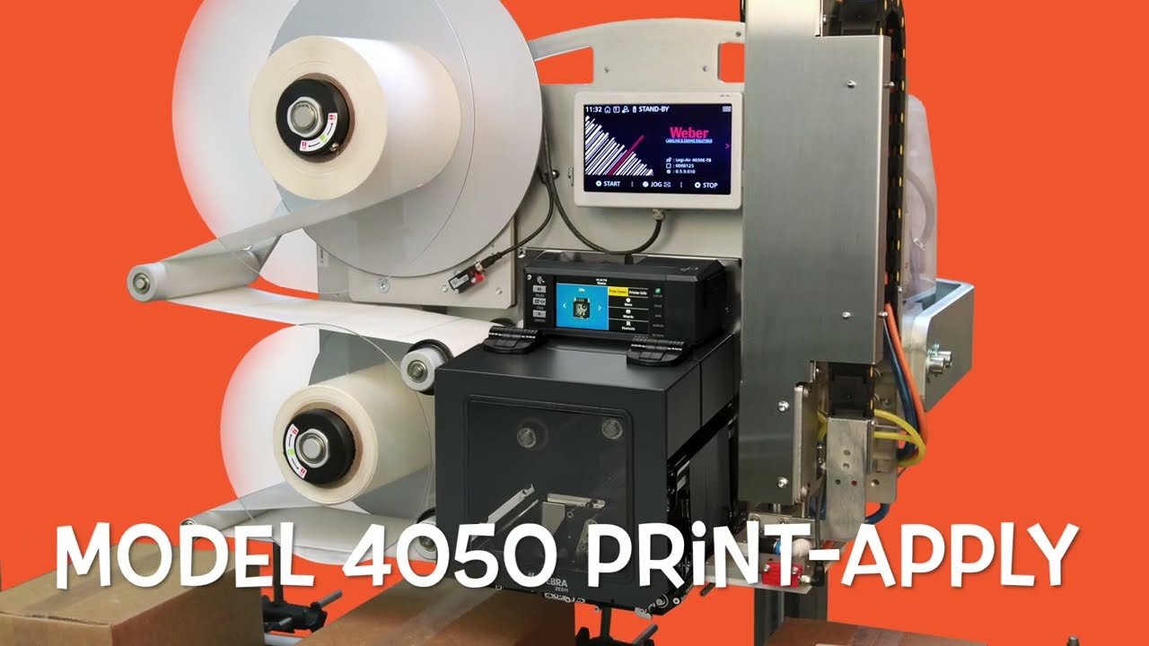 Weber's Model 4050 Label Printer Applicator