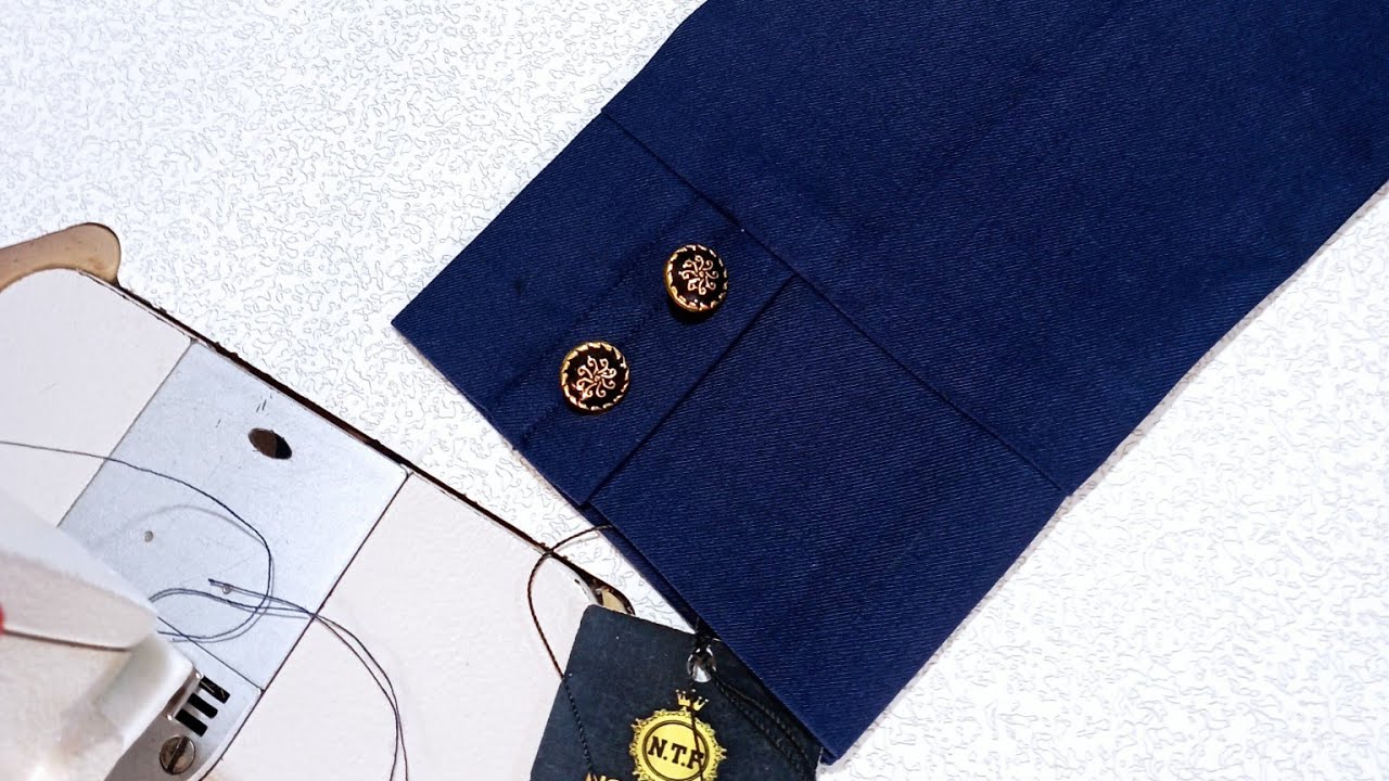 HOW TO STITCH DESIGN BAND ON SLEEVE. step by step guide #Kaftan #senator s