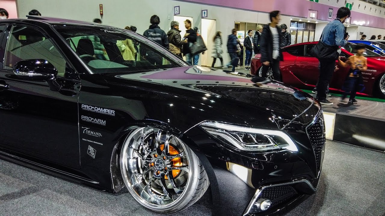 (4K)T-DEMAND TOYOTA CROWN RS modified ティーディメンド クラウンRSカスタム - OSAKA AUTO MESSE 2019