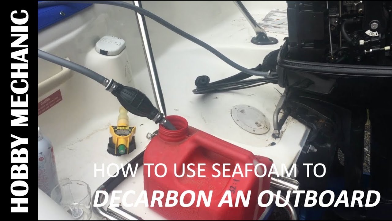 Используйте Seafoam для удаления нагара с подвесного лодочного мотора + Quickleen и Quickare — Ho...