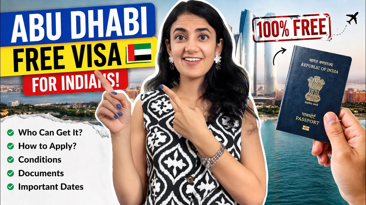 Abu Dhabi FREE Visa for Indians 2026 🇦🇪 | UAE Visa Update | How to Apply & Eligibility...