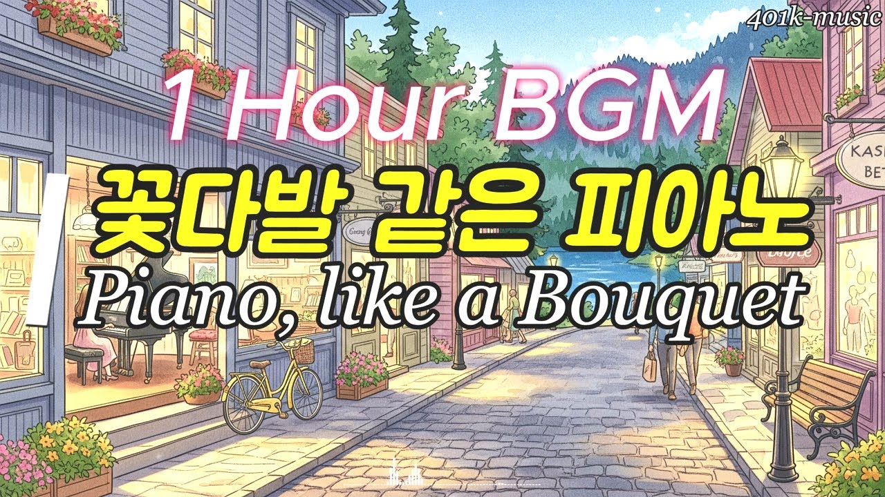 [Playlist] 감성 카페 플레이리스트 | 클래식 음악 BGM - 꽃다발 같이 행복했다, As happy as a Bouquet