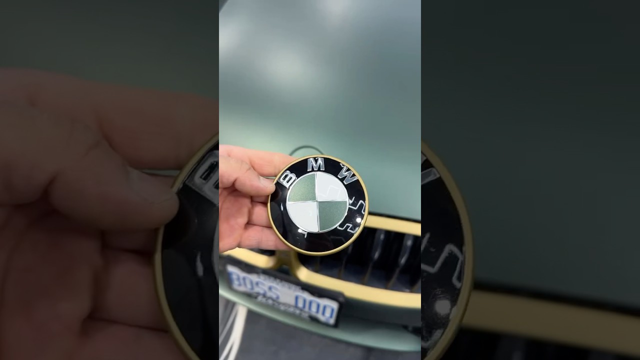 BMW M850i inspired by the M8 Launch Edition, wrapped in Matte Metallic Pine Green with gold accents