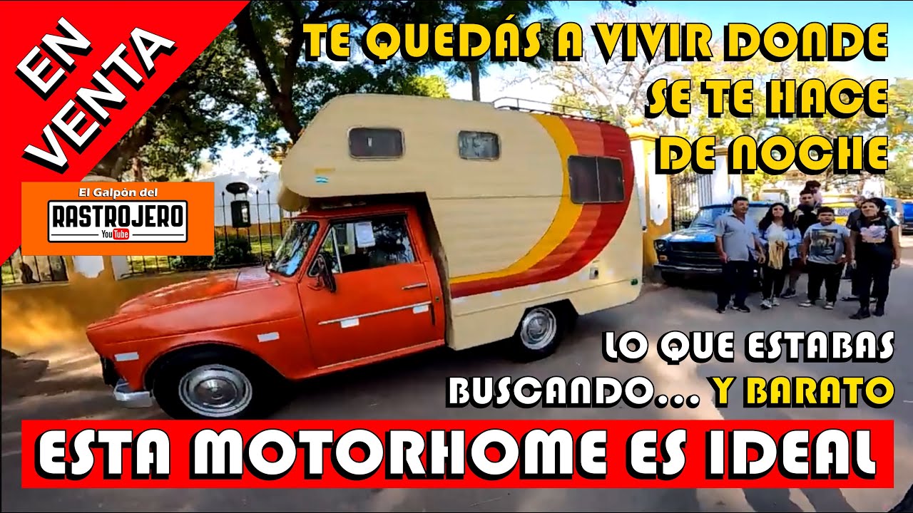 EN VENTA HERMOSO RASTROJERO MOTORHOME