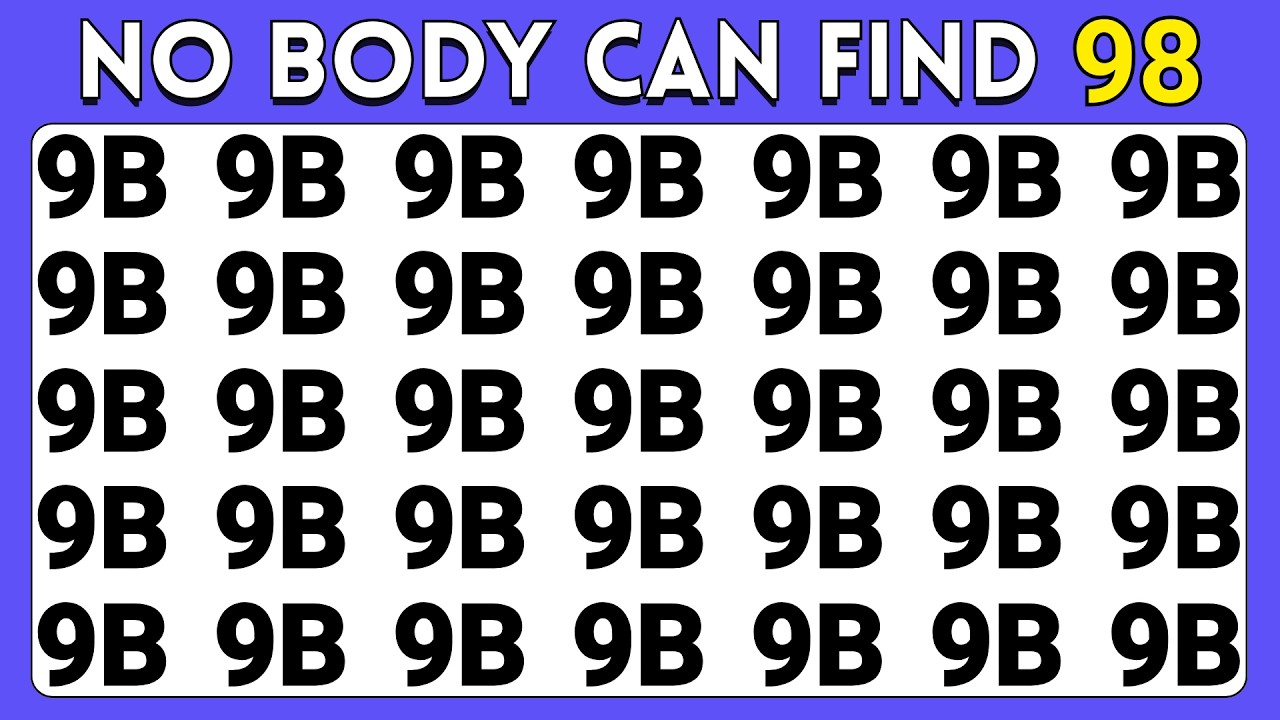 Find The Odd Emoji - Number - Letter Pro level Editions | Test Your Observation Skills