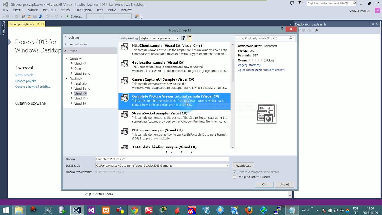 [Kurs programowania] Nowość! Visual Studio Express 2013 - Wprowadzenie