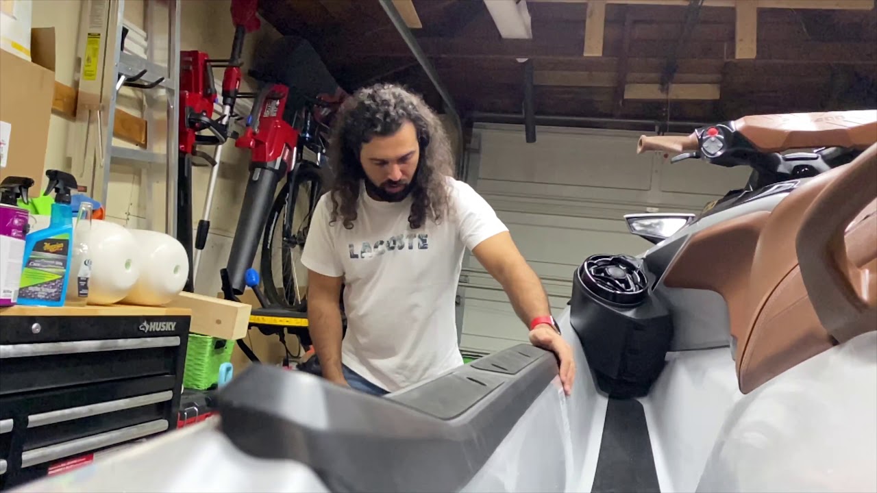 Sea-Doo Angled Gunwale Footrests installation