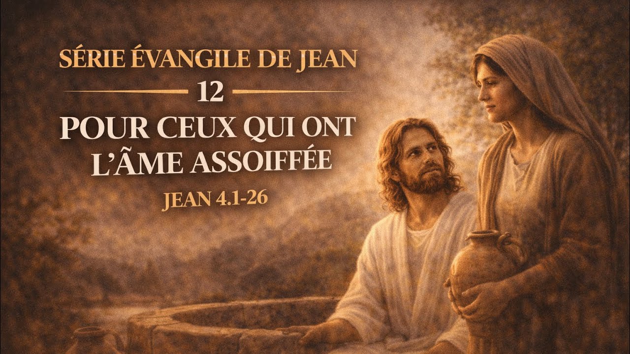 Pour ceux qui ont l’âme assoiffé. | Jean 4.1-26| Michel Gabarri 