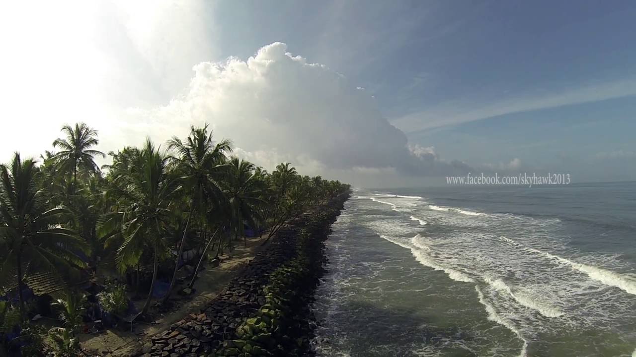 Aerial Photography and Videography In India. (Chellanam Beach and harbor, Kochi, Kerala)