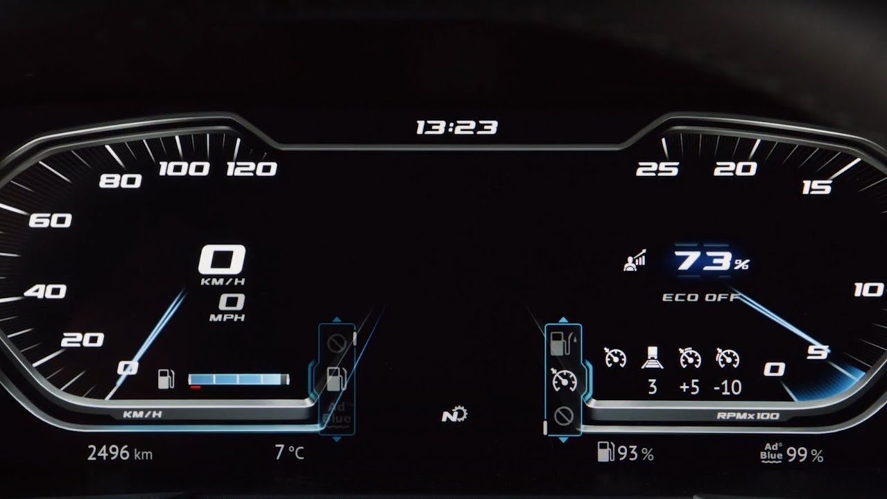 DAF Academy -  Wie personalisiere ich die digitale Instrumentenanzeige (DIP) ?