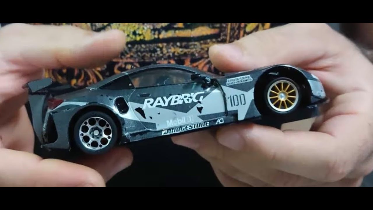 Prueba en pista chasis pivot 3DSRP Honda HSV Scaleauto