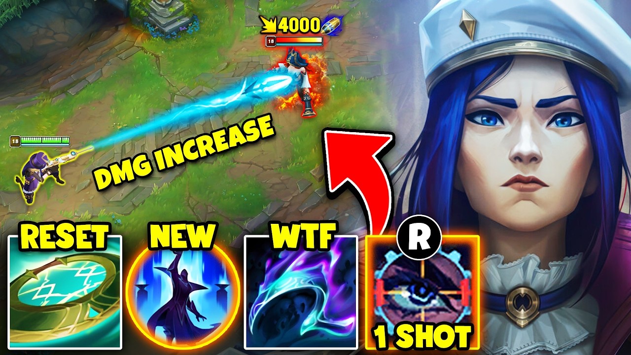 SNIPER CAITLYN IS COMPLETELY BROKEN IN SEASON 15! (NEW RUNE = MORE ULT DAMAGE)