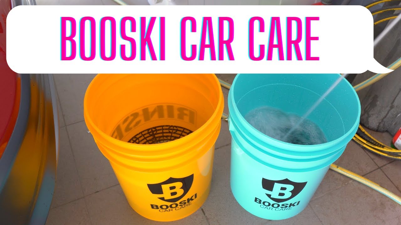 Booski Car Care buckets and grit guards + What they usually don't tell you about the two bucket wash