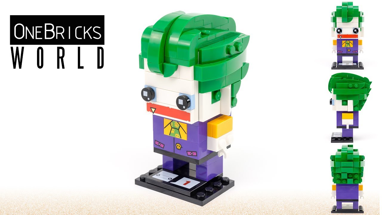 LEGO BRICKHEADZ 41588 The Joker - Lego Speed Build
