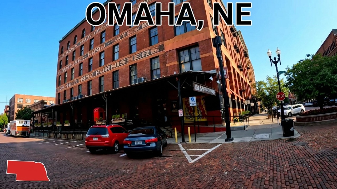 Omaha, Nebraska I Old Market District I Home of the City's First Building I 4K